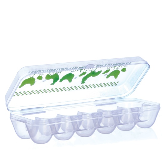 Plastic Egg Carton - 12-Egg Capacity