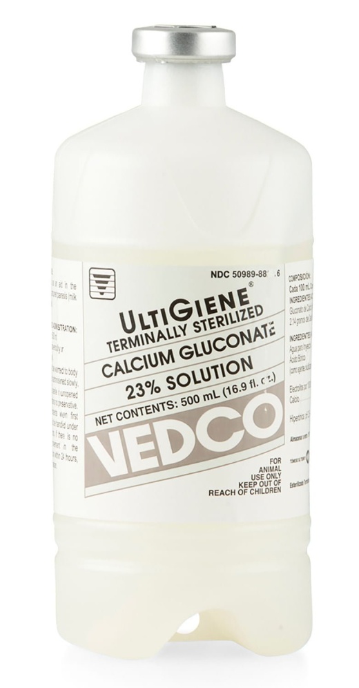 Calcium Gluconate 23% Solution, 500 Ml - Agrilabs