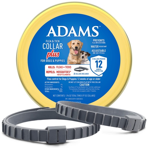 Adams Premium Flea & Tick Collar Plus For Dogs