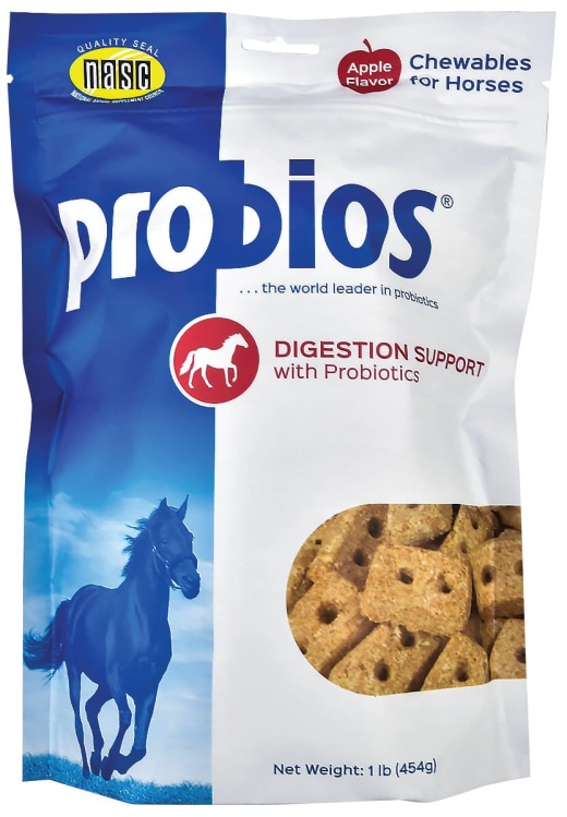 Probios Digestion Support Horse Treats, 1 Lb - Apple