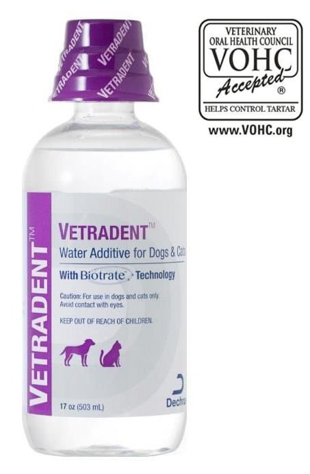 Vetradent Water Additive for Dogs and Cats, 17 Oz