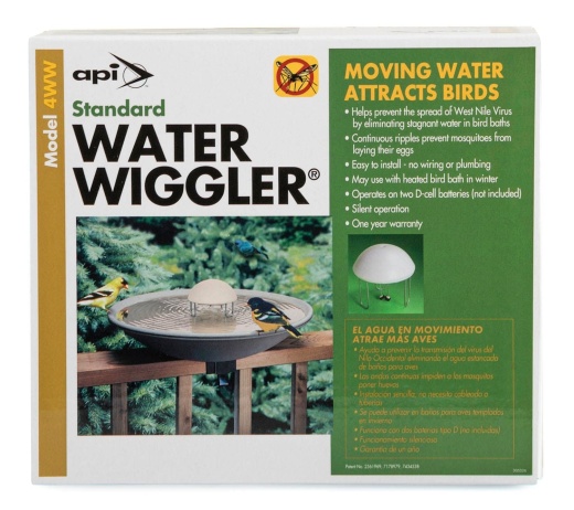 Standard Water Wiggler by Miller - Revolutionary Bird Bath Accessory