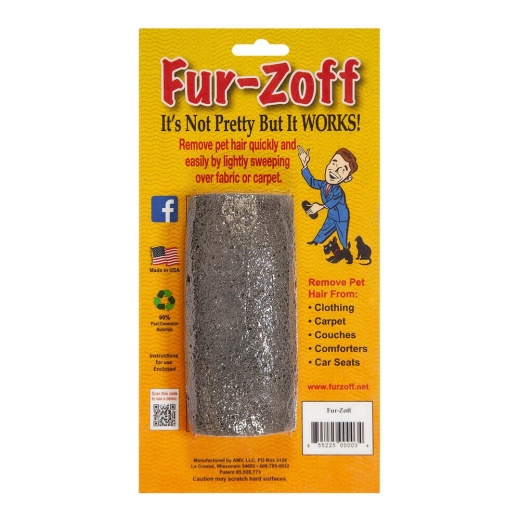 Fur-Zoff Pet Hair Remover - Gray