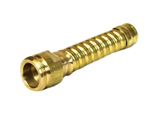 Flexible Hose Extension for Drum Faucet - 3-1/4" Long, Brass