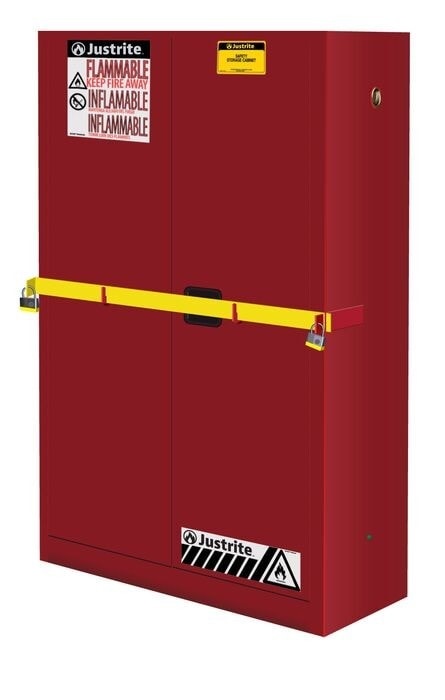 45 Gallon High Security Flammable Cabinet with 2 Shelves and 2 Doors