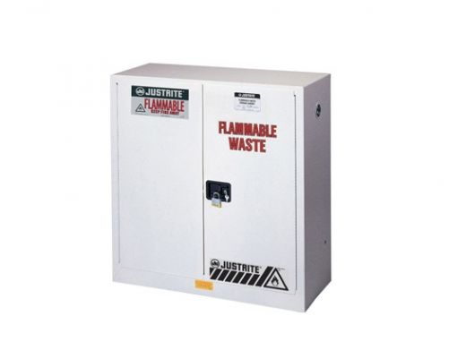 30 Gallon Flammable Waste Cabinet with Self-Close Doors and Sure-Grip Ex