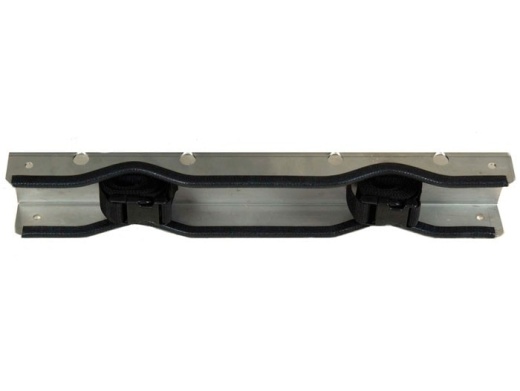 Stainless Steel Gas Cylinder Support Bracket, Two 12" Cylinder Capacity, Wall Mount