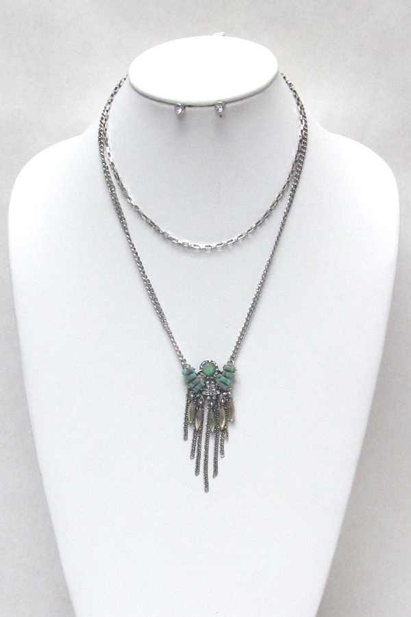 Bohemian Style Layered Necklace