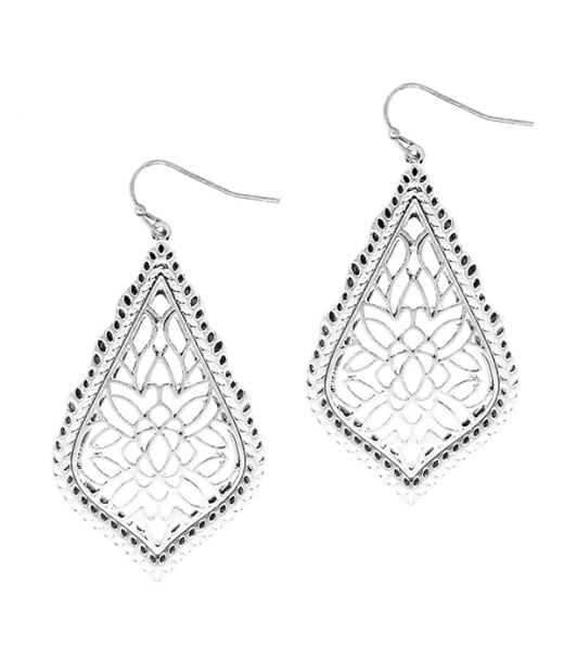 Metal Filigree Earring