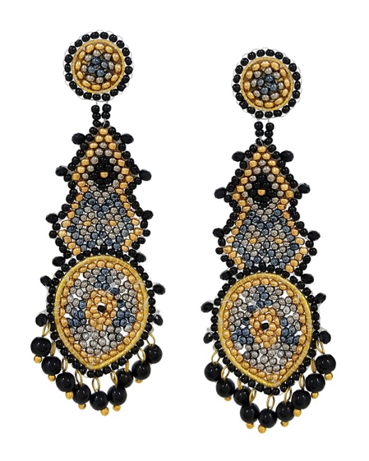 Handmade Multi Seedbead Drop Earring - Wholesale Price