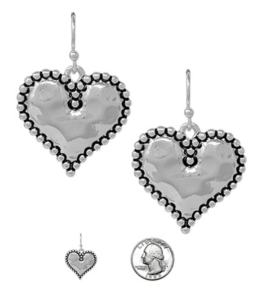 Wholesale Metal Heart Earring - Perfect Accessory for Any Occasion