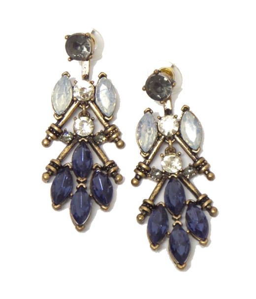 Crystal Cascade Drop Earring