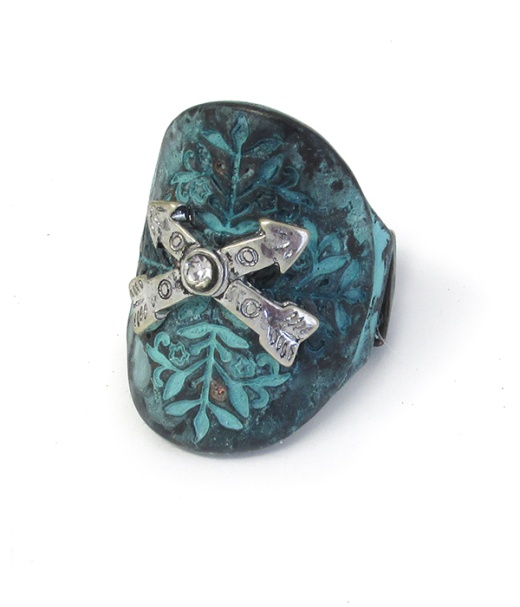 Vintage Rustic Arrow Stretch Ring