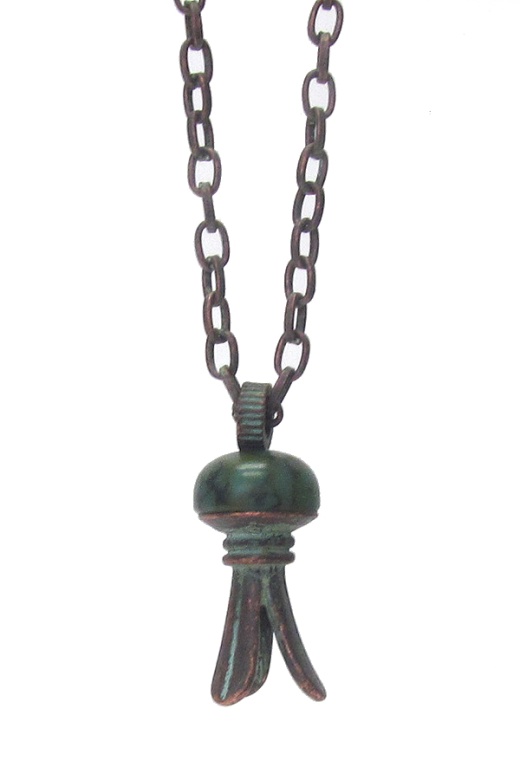 Squash Blossom Piece Pendant Necklace