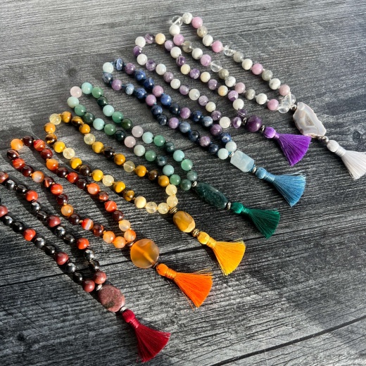 Solar Plexus Chakra Mala Bracelet