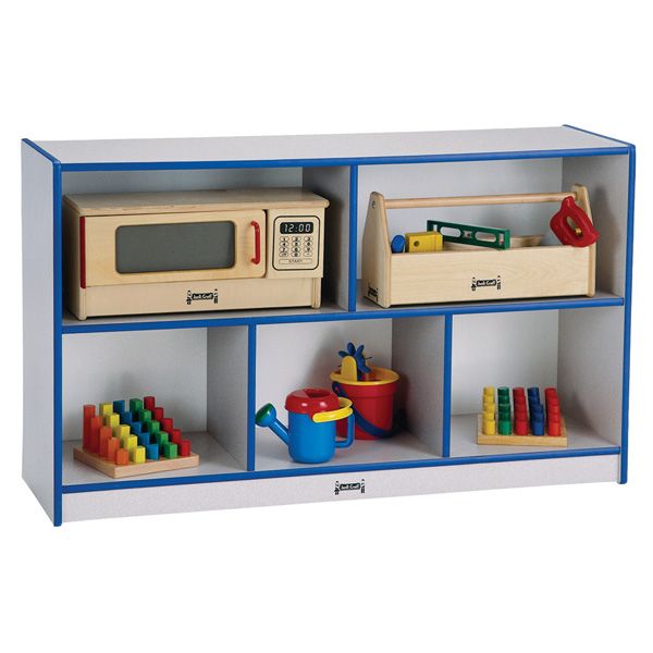 Rainbow Accents® Low Single Mobile Storage Unit - Teal