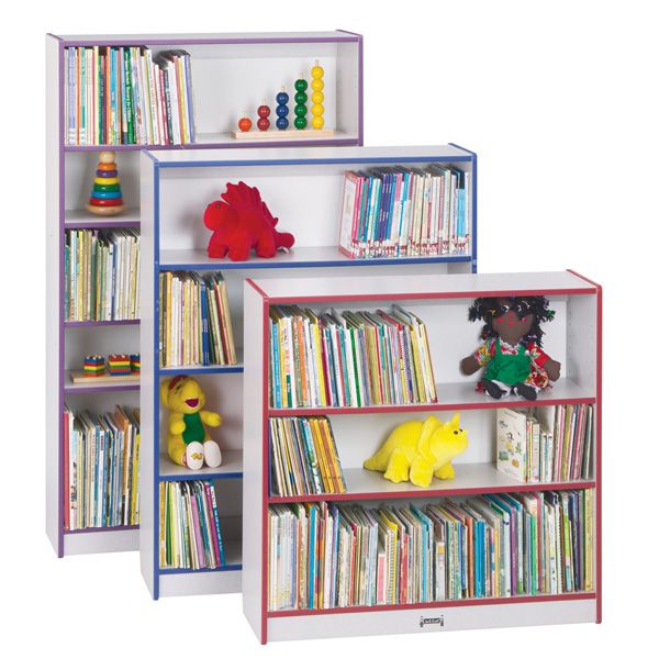 Rainbow Accents® Standard Bookcase - Red - Rta