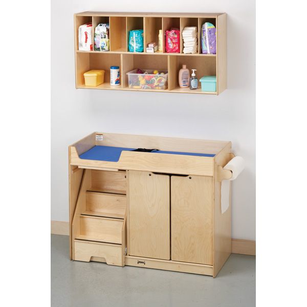 Jonti-Craft® Changing Table - With Stairs Combo - Left