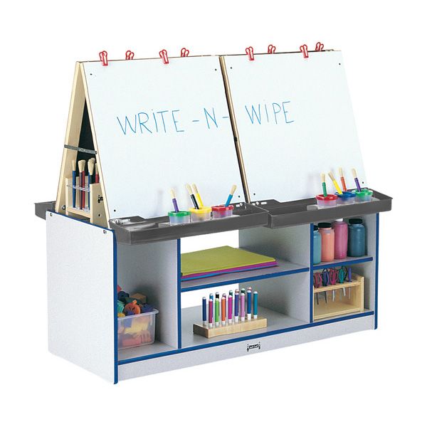 Rainbow Accents® 4 Station Art Center - Teal