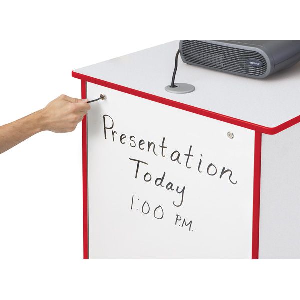Rainbow Accents® Presentation Cart - Red
