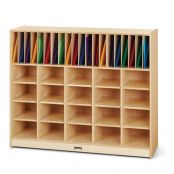 The Classroom Organizer with Locking Cabinet and Four Divided Backpack  Storage Sections