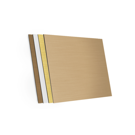 Brushed Copper/Black Rowmark Nomark Plus® & Standard Metals Engraving Plastic