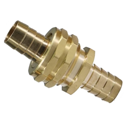 ProTool Brass Garden Hose Male & Female Set 1/2In Barb To 3/4In