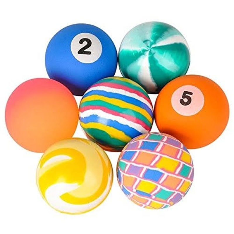 High Bounce Ball Kids Toys In Bulk Assorted 12 Pcs