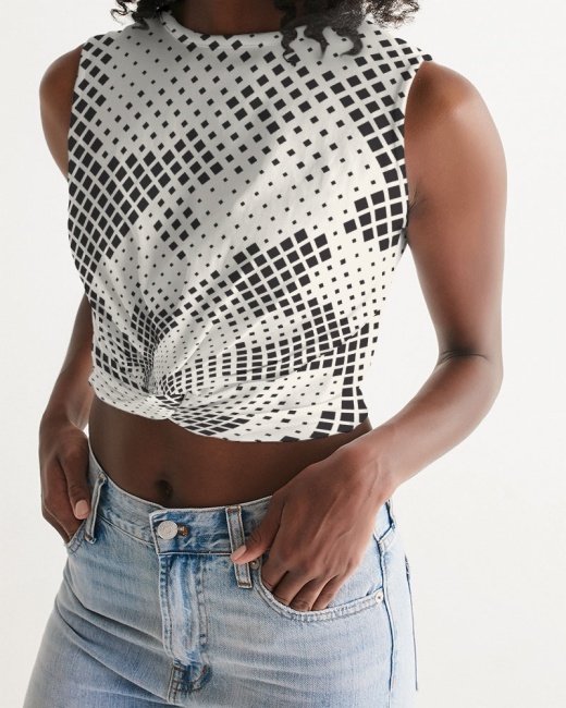 Women's Twist-Front Tank Variation