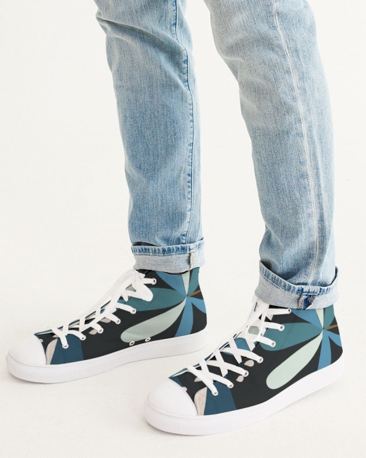 Men's Hightop Canvas Shoe Tear