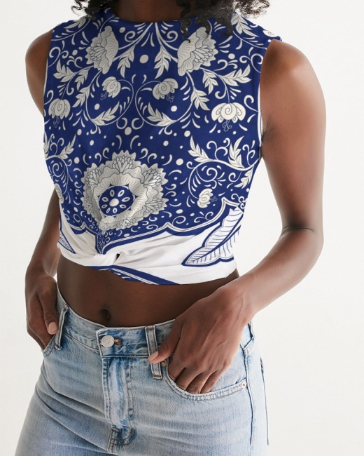Women's Twist-Front Tank - Wealthy Fashion Essential
