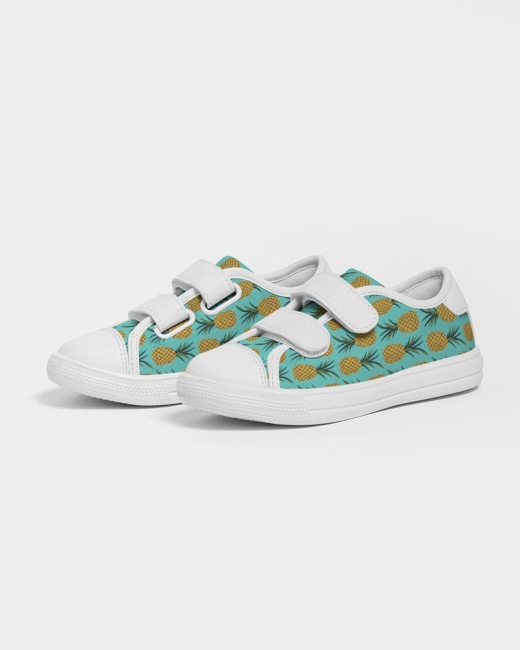 Kids Velcro Sneaker Pineapple