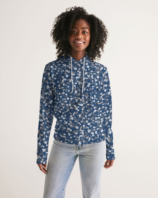 Women's Hoodie Navy Liberty Floral