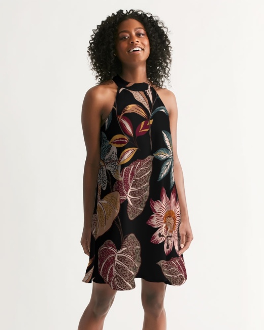 Women's Halter Dress Blossom