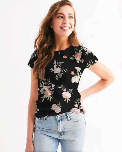 Women's Tee Floral Pattern
