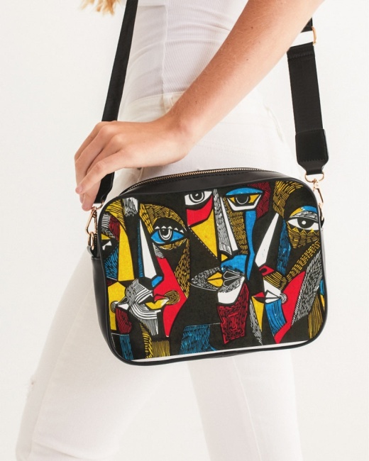 Crossbody Bag Abstract Face - Unique and Stylish Accessories