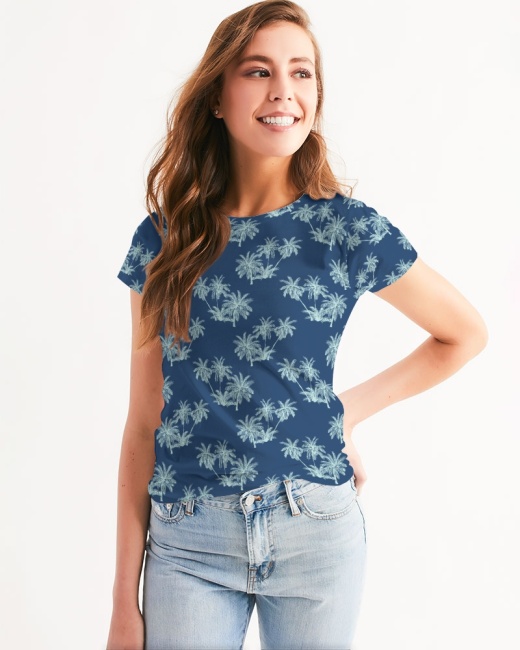 Women's Tee Palm Tree