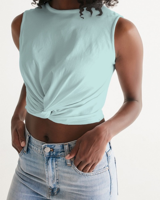 Women's Twist-Front Tank Soft Mint