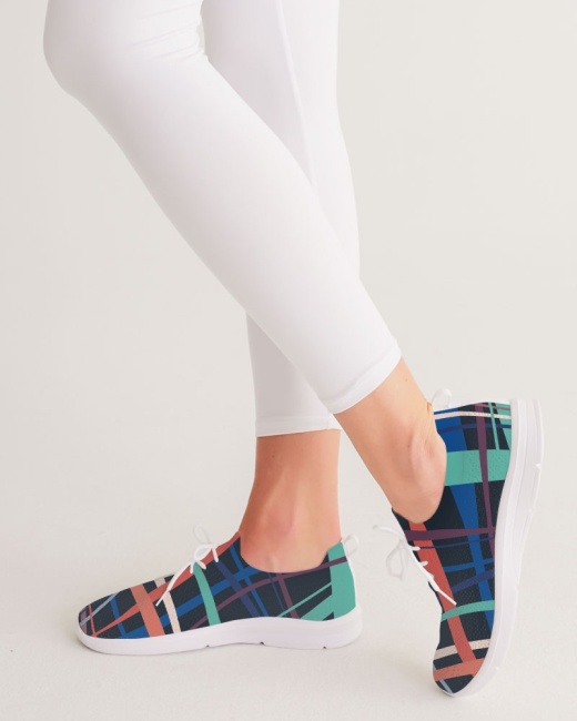 Women's Lace Up Flyknit Shoe Weave