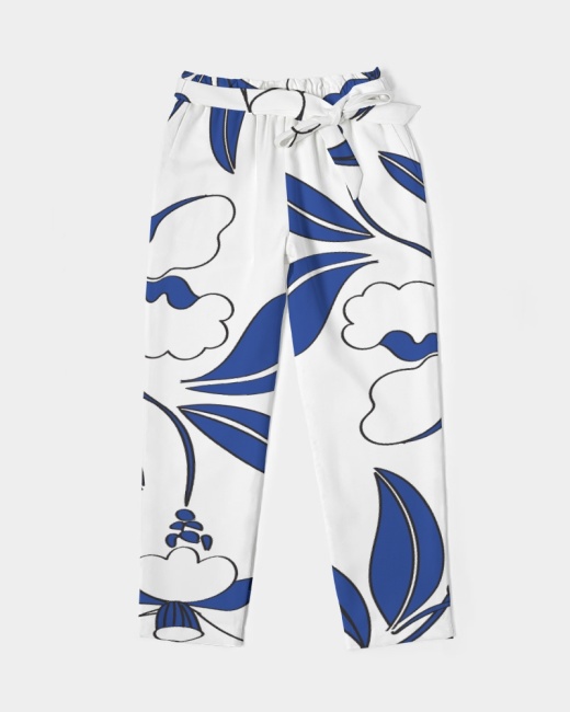 Lotus Women's Belted Tapered Pants