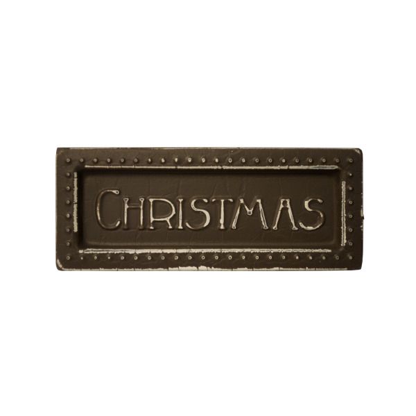 Christmas Mini Metal Sign Magnet, Pack Of 18