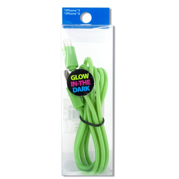 Glow In The Dark Iphone 5/6 Cable, Pack Of 24