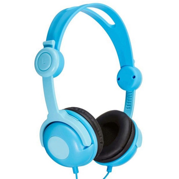 Ever Win Childproof Over Ear Headphones In Blue, Pack Of 6