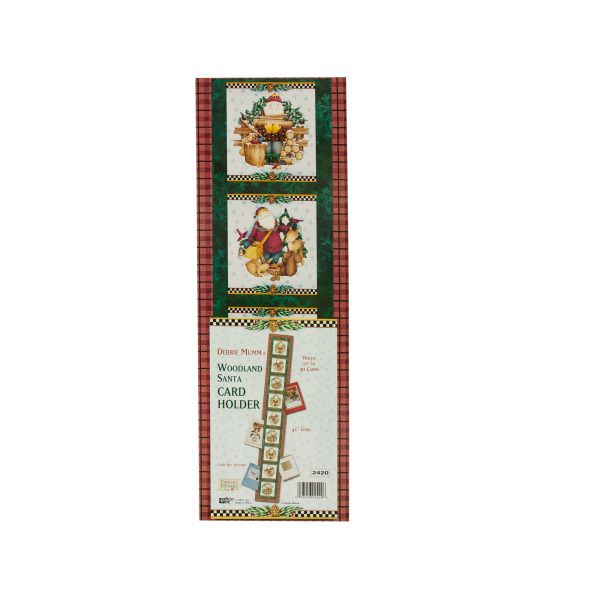 Woodland Santa Card Holder, Pack Of 24
