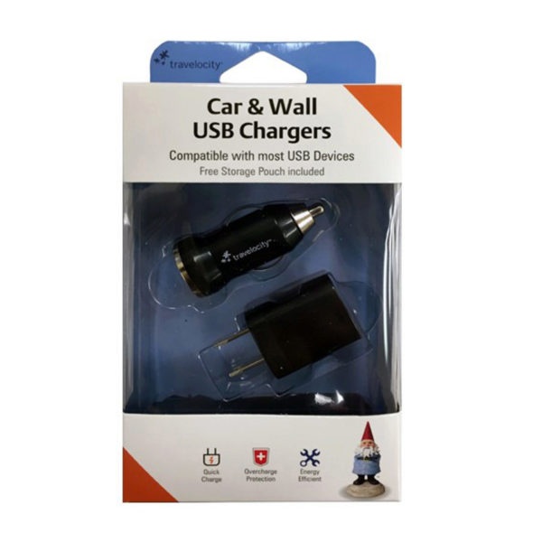 Travelocity Car & Wall Usb Chargers Set, Pack Of 8