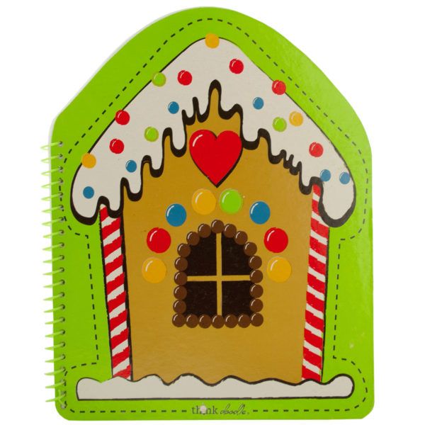 Gingerbread House Spiral Notebook, Pack Of 24