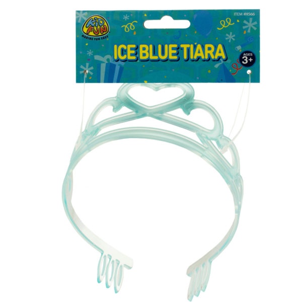 Ice Blue Party Tiara, Pack Of 24