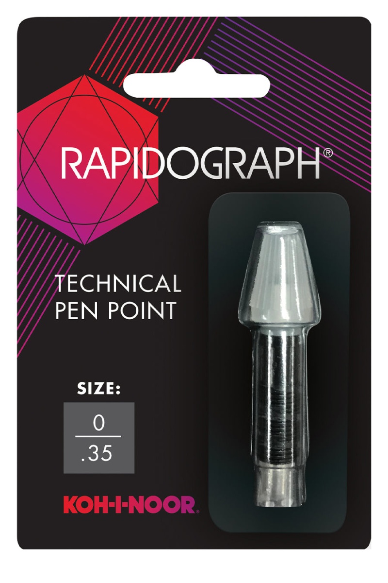  Koh-I-Noor® Rapidograph® Technical Pen Points - 2.5/.70