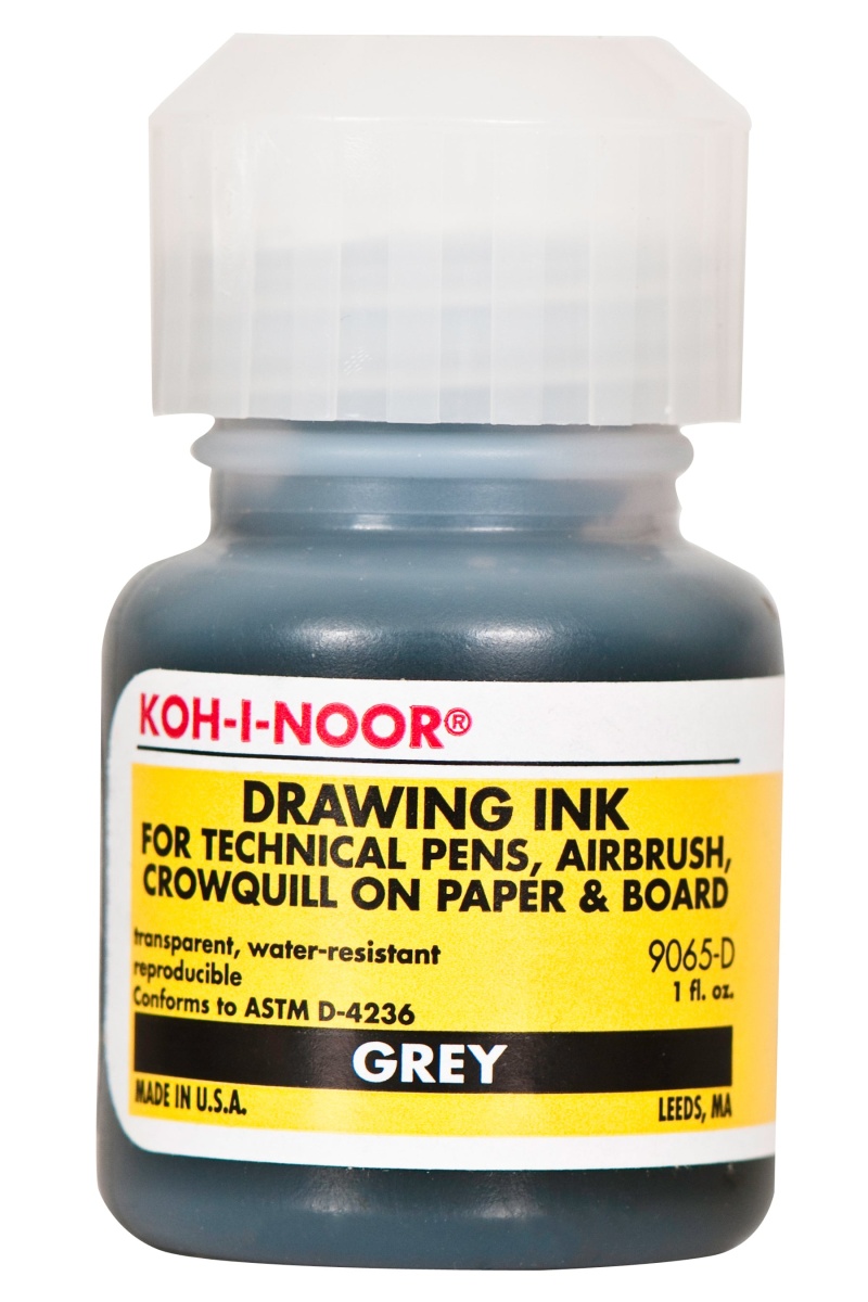 Koh-I-Noor® Drawing Ink 1 Oz. / Gray 9065d