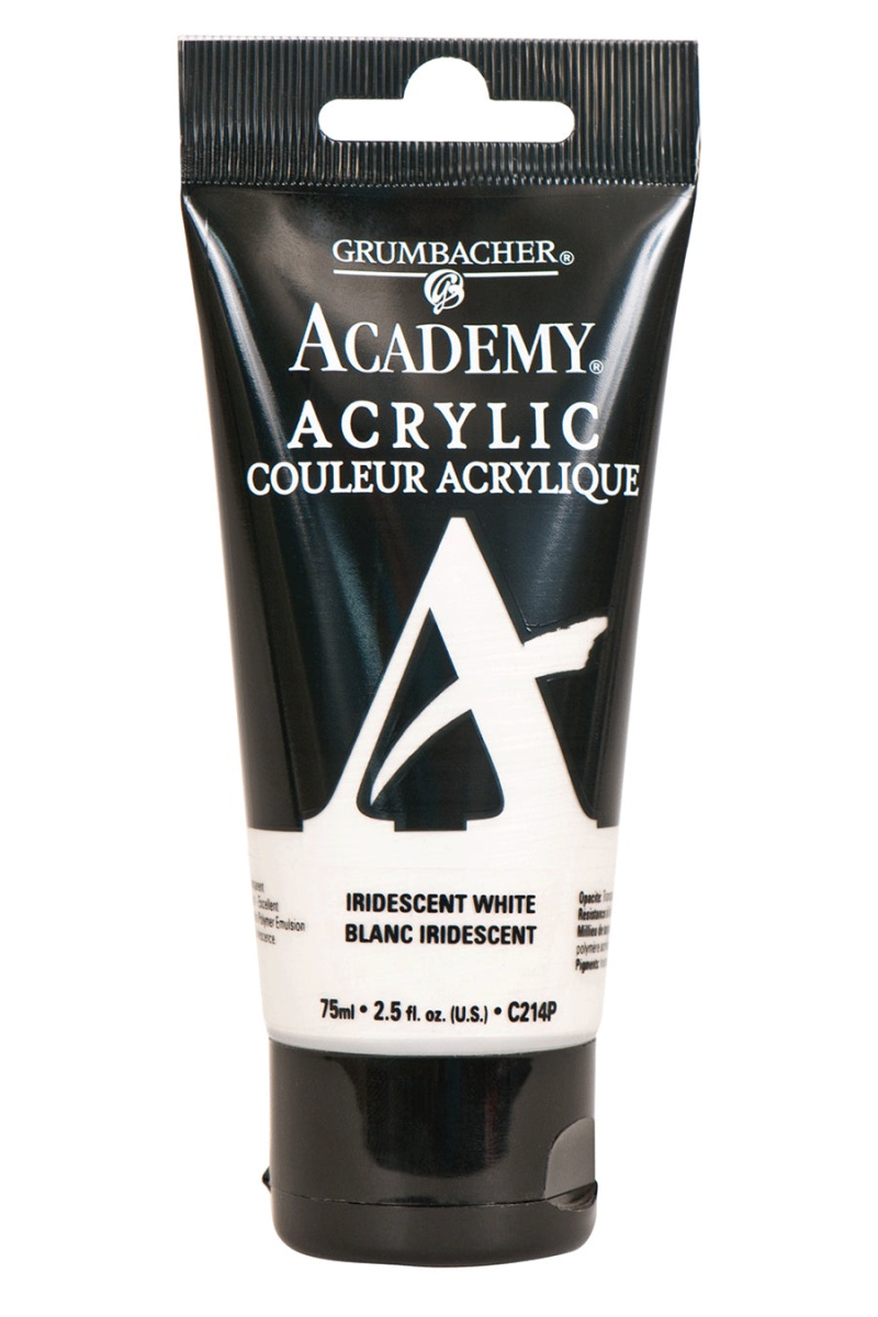 Academy® Acrylic White Color Family - Mixing White C248 / 200 Ml. (6.75 Fl. Oz.)